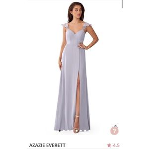 NWT Azazie Everett in Color Fog